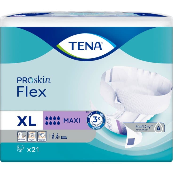 Tena Flex Maxi XL – 21 pièces