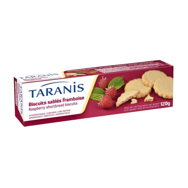 Taranis Frollini Framboise – biscuits sans gluten et hypoprotéinés