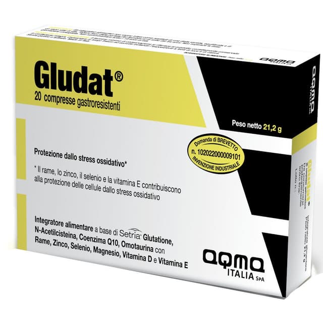Glutathion + N-acétylcystéine – 20 comprimés gastrorésistants | Gludat
