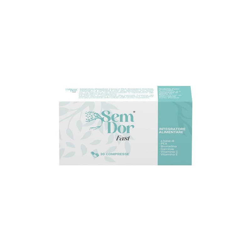 Palmitoyléthanolamide (PEA) 300 mg + Broméline – 30 comprimés | Semdor Fast