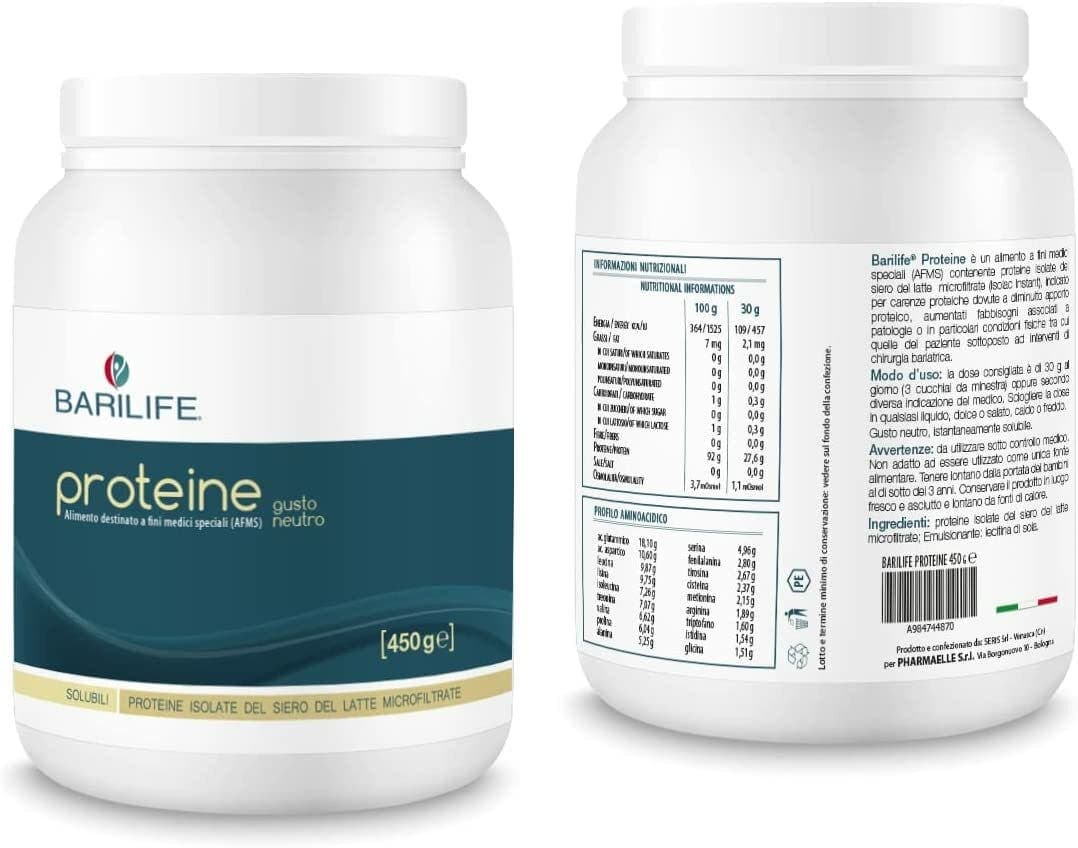 Protéines – 450 g poudre | Barilife Proteine