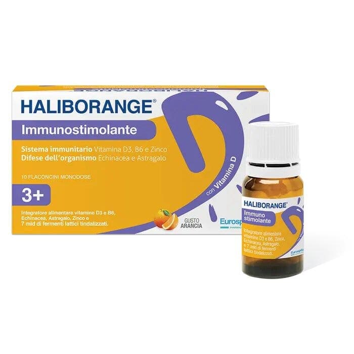 Échinacée + Probiotiques (ferments lactiques) – 10 Ampoules | Haliborange Immuno
