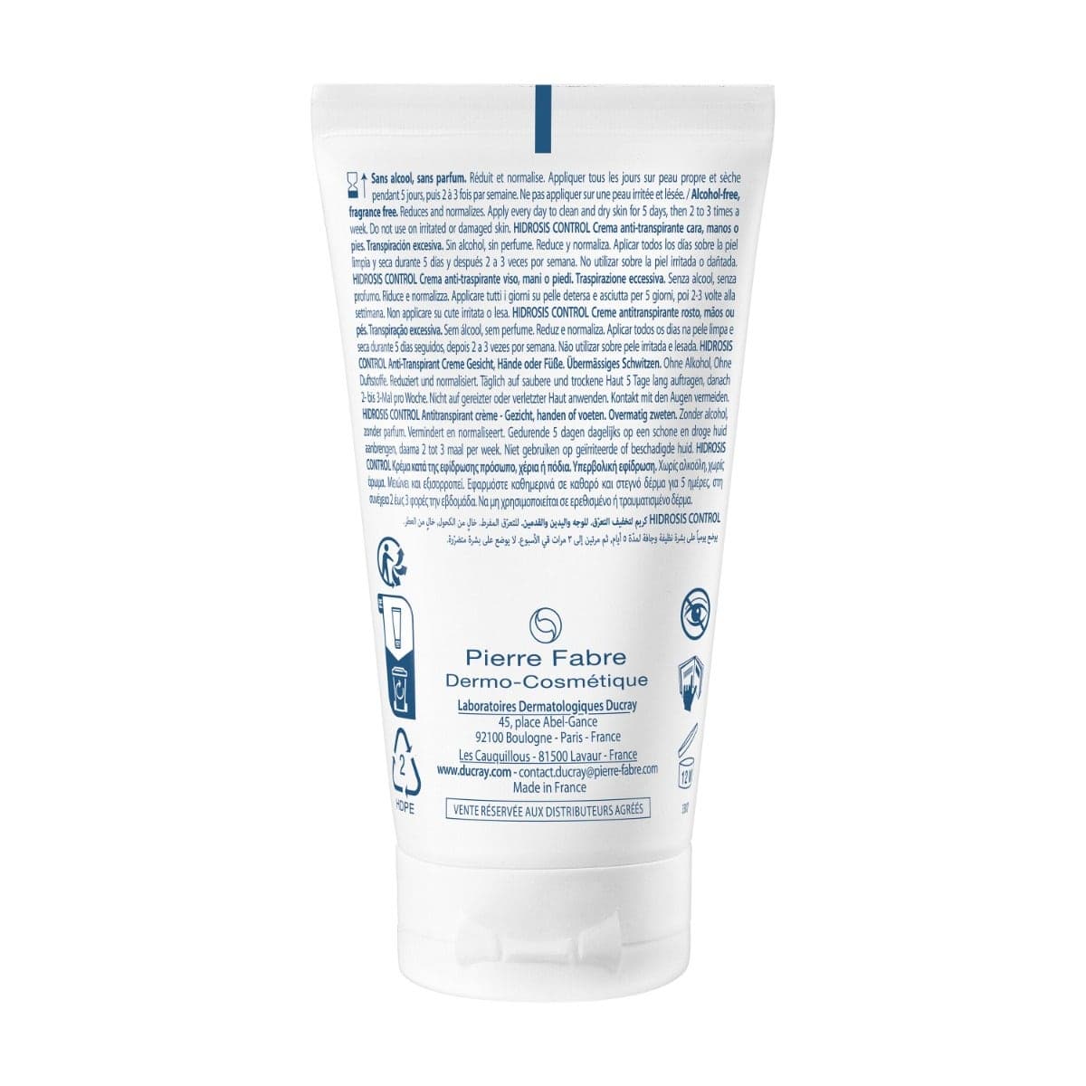 Ducray Hidrosis Control Crème – Visage, mains et pieds