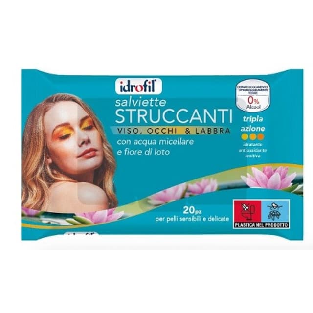 Lingettes Démaquillantes Eau Micellaire – 20 lingettes