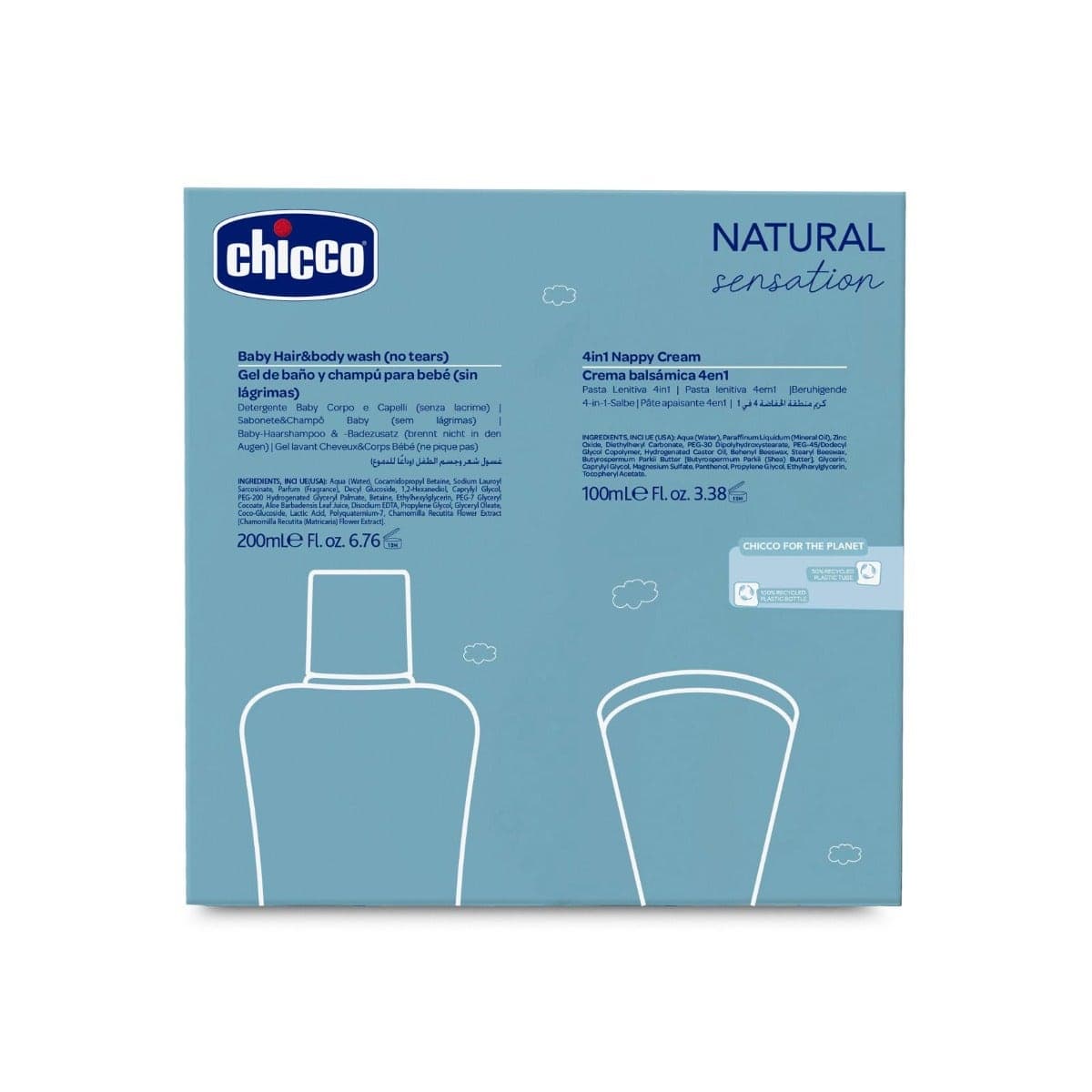 Chicco CH NS Set Bain, Shampoing et Dentifrice