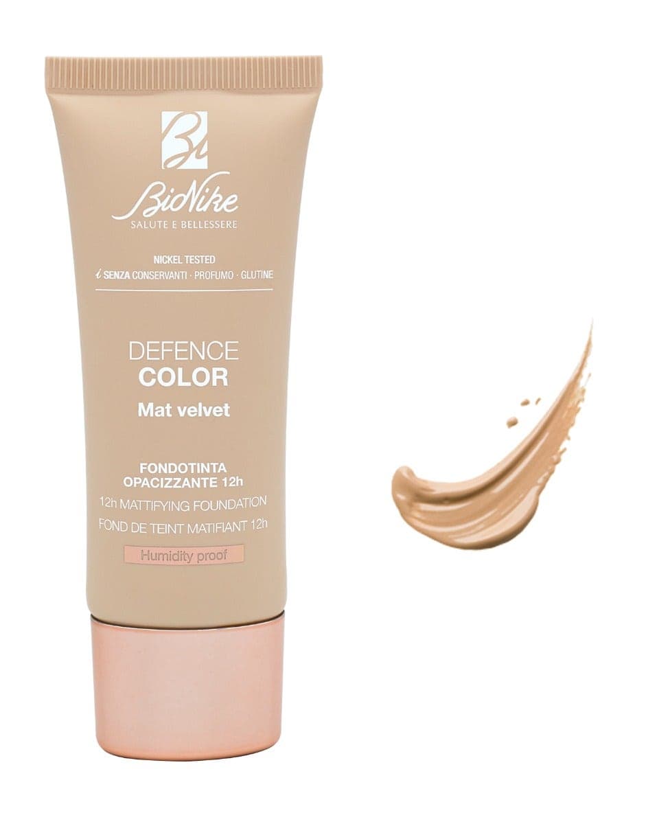 BioNike Defence Color Mat & Velvet Fond de Teint Fluide 403