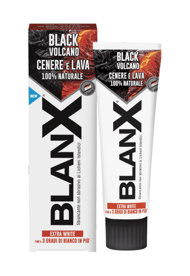 BlanX Black Volcano Dentifrice – 75 ml Crème Blanchissante