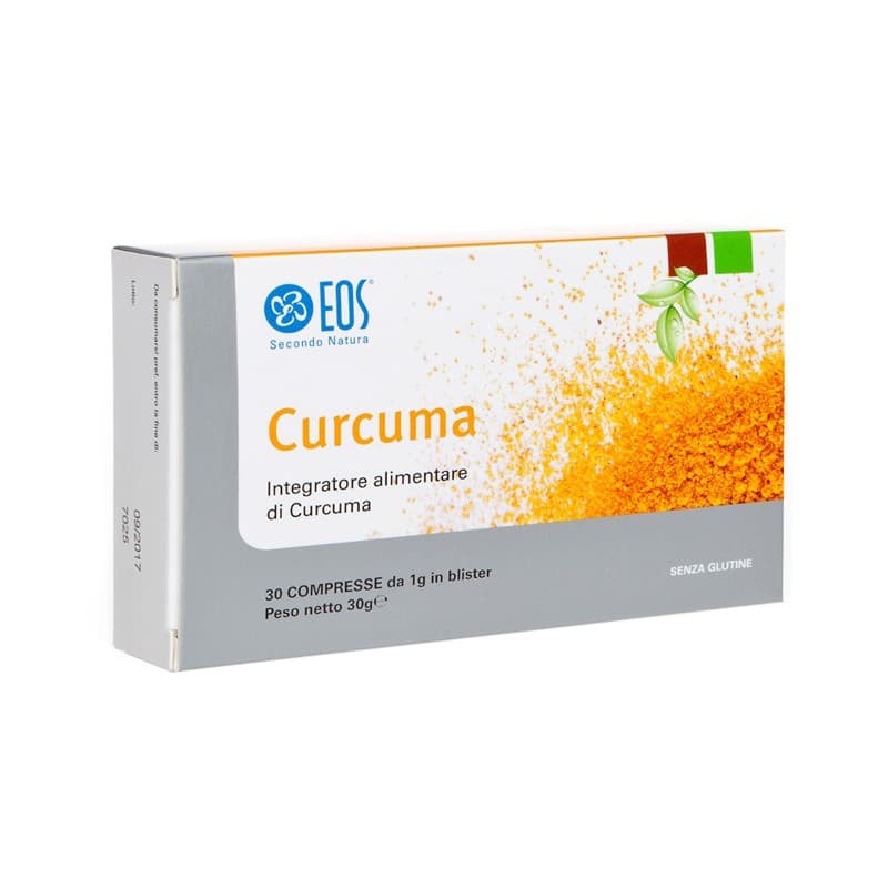 Curcuma 100 mg + Gingembre – 30 comprimés | EOS Curcuma FP