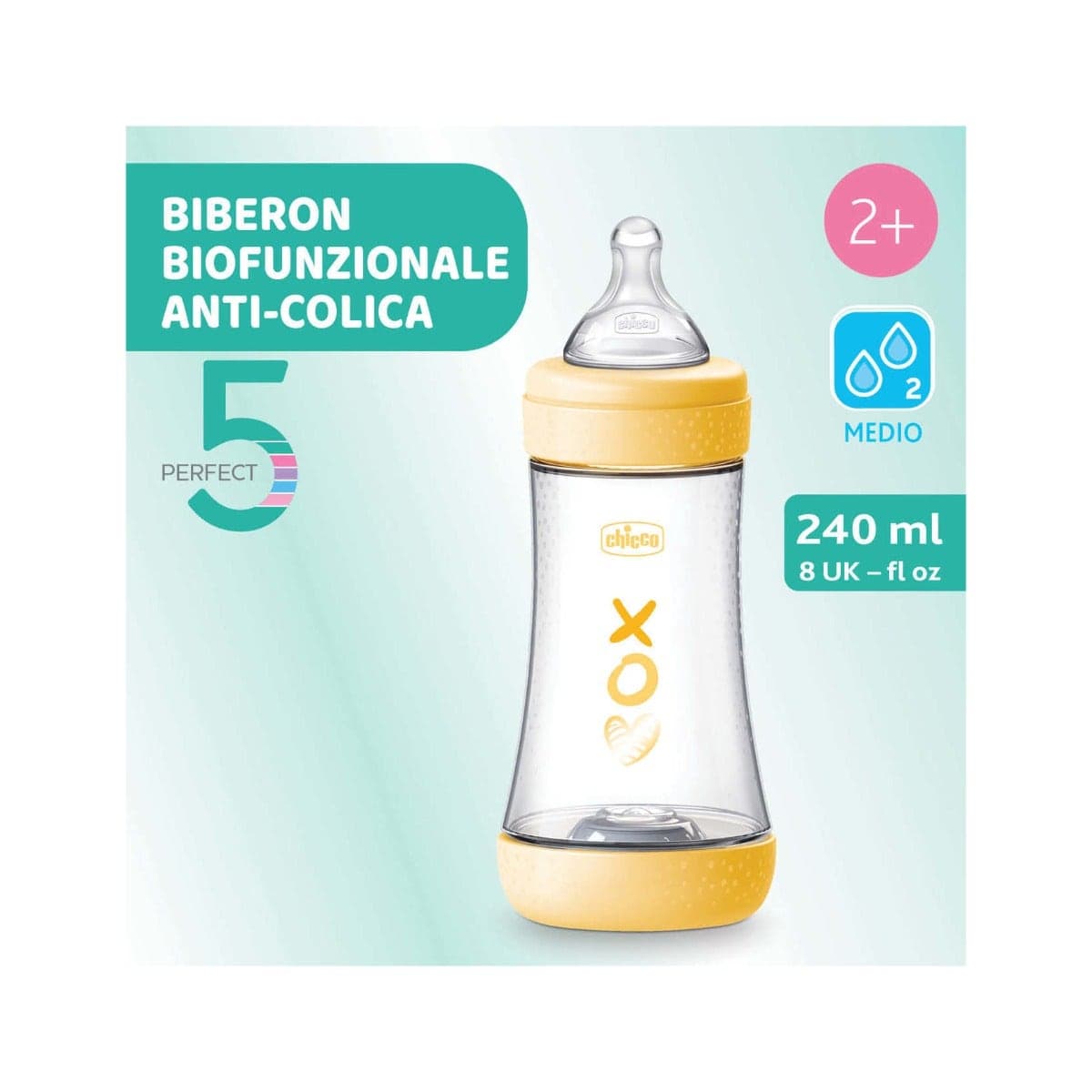 Chicco Ch Bib P5 – 240 ml silicone médical