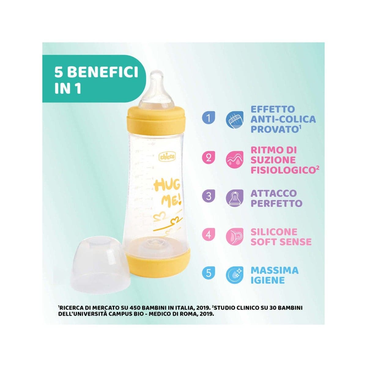 Chicco Ch Bib P5 – 300 ml silicone Fast