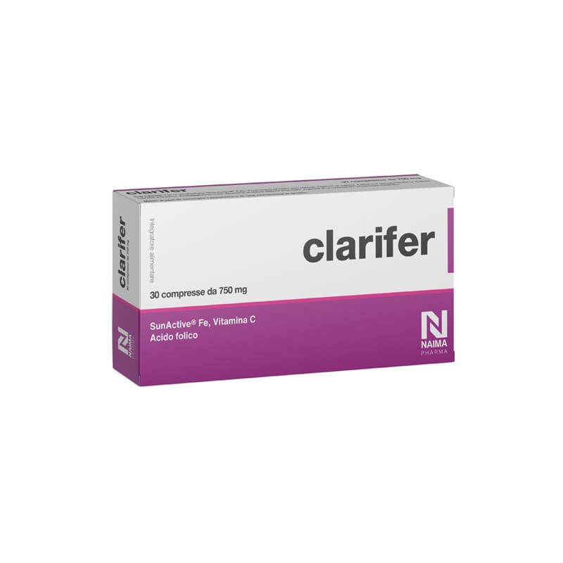 Fer 30 mg + Vitamine C – 30 Comprimés | Clarifer