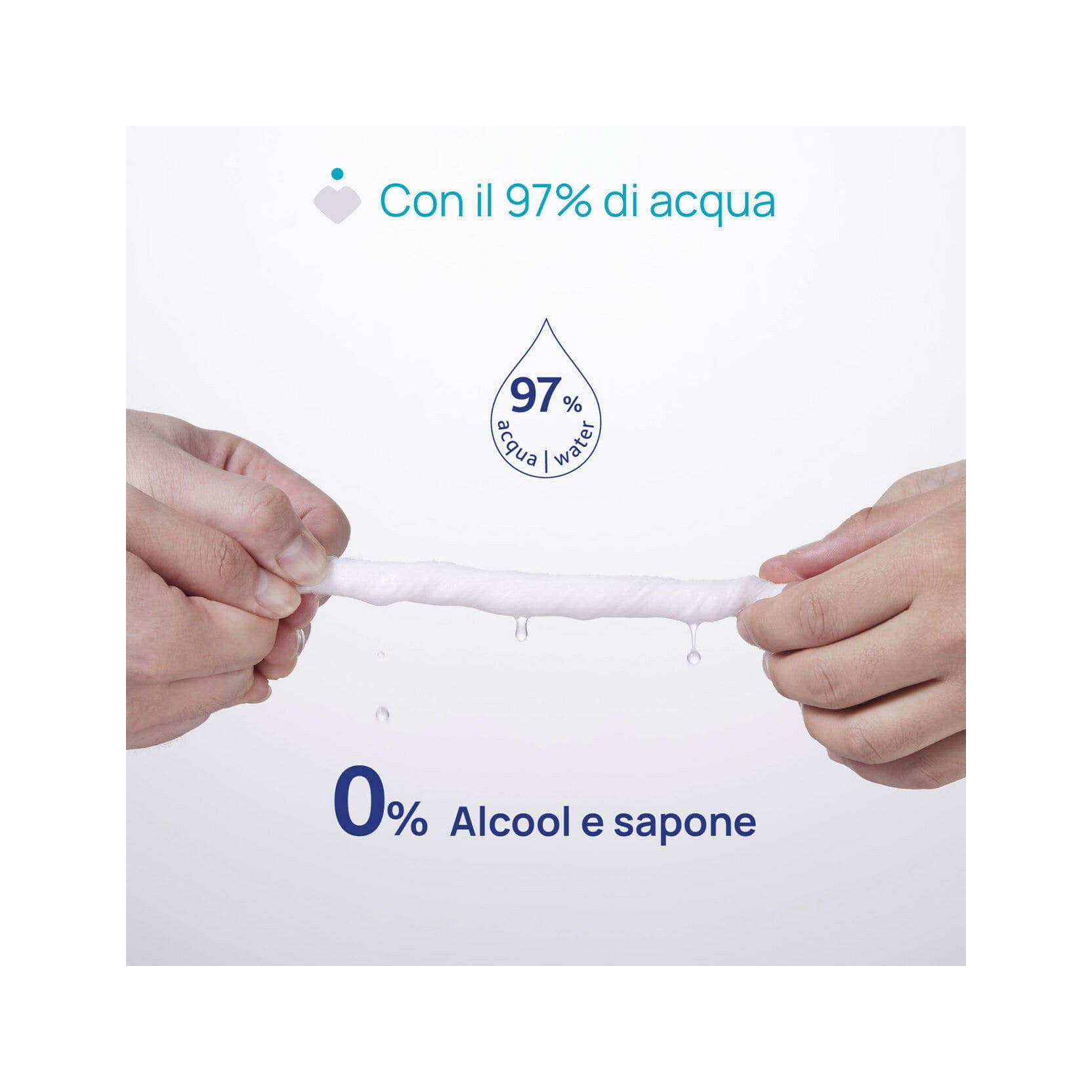 Chicco CH Salv – Bandelettes nettoyage dents, 72 pièces