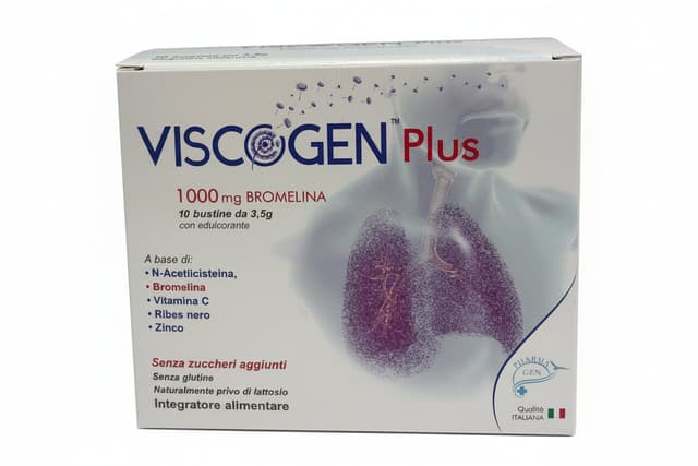 Broméline + N-acétylcystéine – 35 g | Viscogen Plus Granulé Soluble