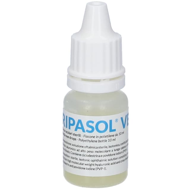 Ripasol Vet Solution Oculaire – 10 ml gouttes pour yeux d'animaux domestiques