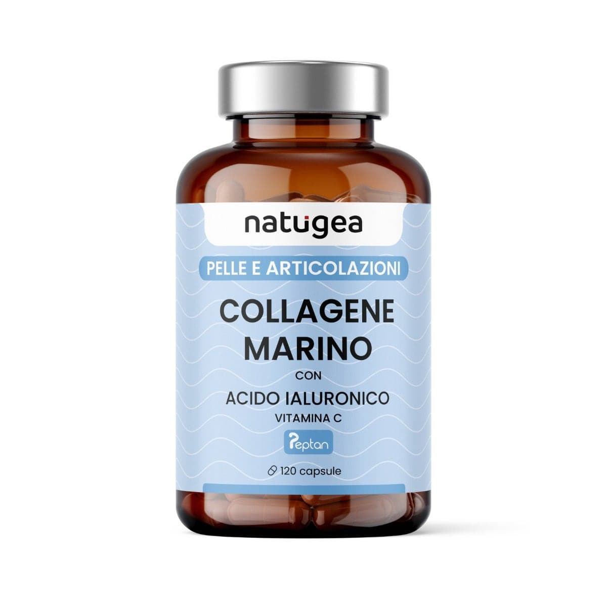 Collagène + Vitamine C – 120 Gélules Complément | Natugea Collagène Marin