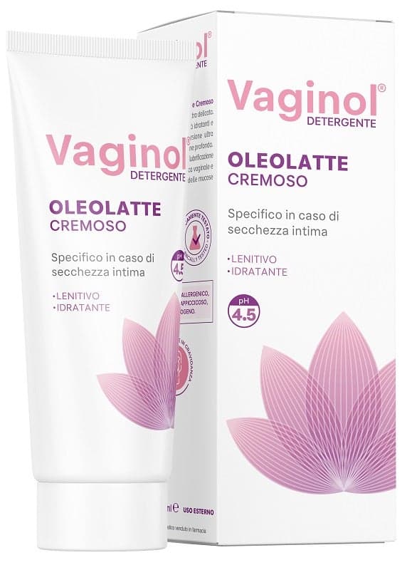 Vaginol Oleolatte – Nettoyant Intime Texture Huile-Lait, 200 ml