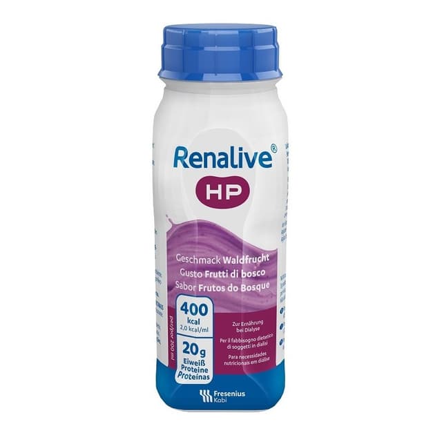 Inuline + Oméga-3 – 4 ampoules pour les voies urinaires | Renalive HP Fruits Rouges