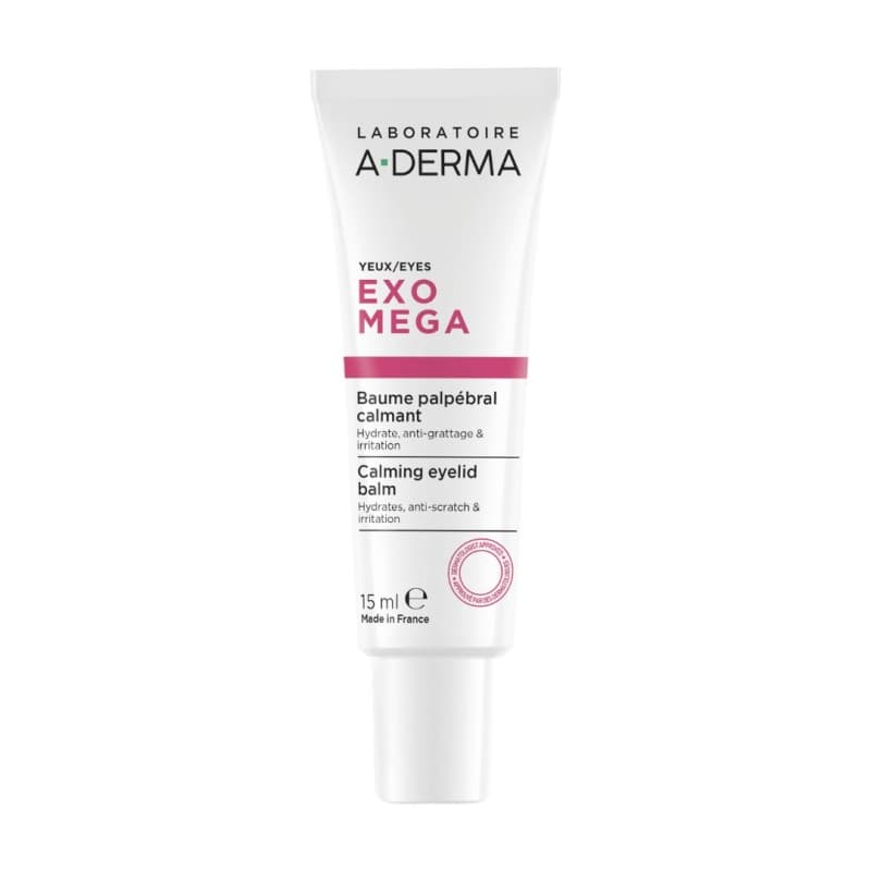 A-Derma Exomega Control Baume Paupières Apaisant – 15 ml