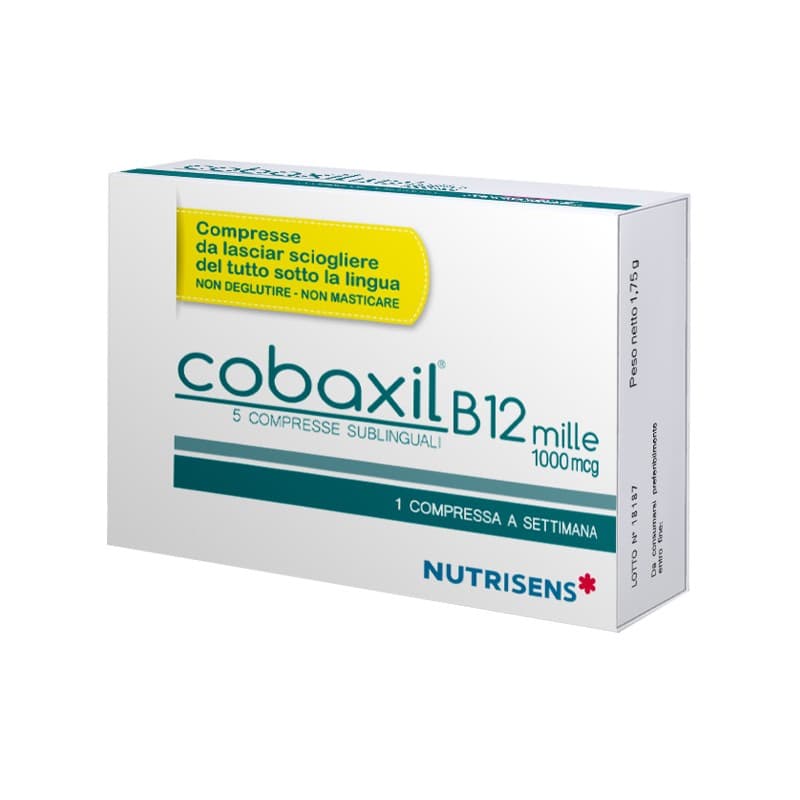 Cobaxil B12 Mille – 5 comprimés sublinguaux avec vitamine B12