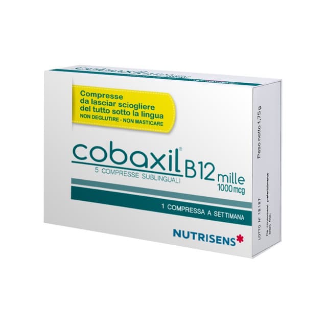 Cobaxil B12 Mille – 5 comprimés sublinguaux avec vitamine B12