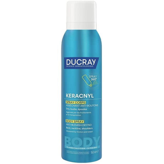 Ducray Keracnyl Spray Corps Desséchant – Peau Impure