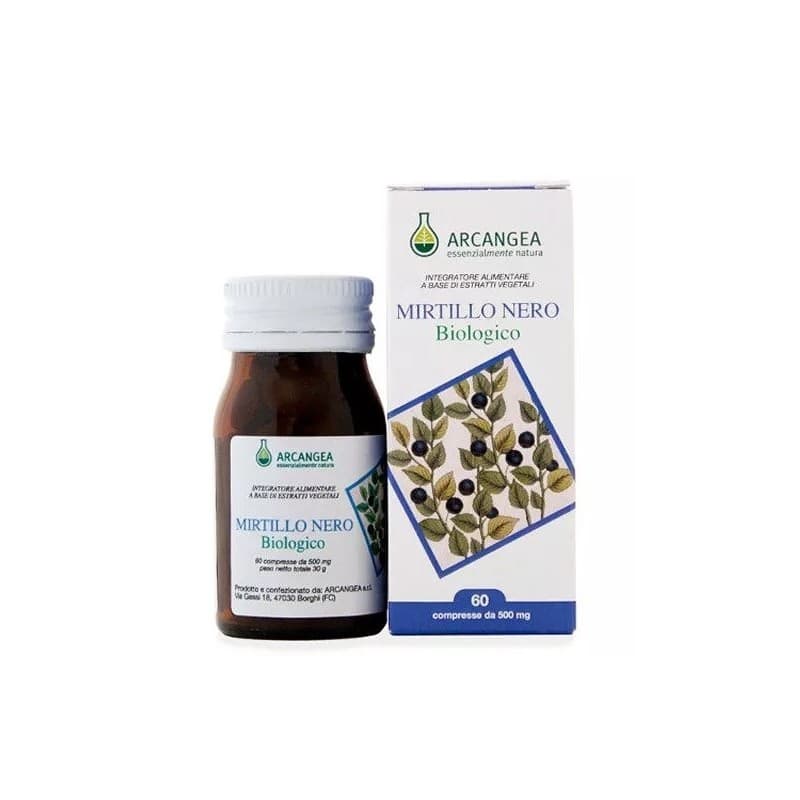 Myrtille 500 mg Noire Biologique – 60 comprimés | Arcangea