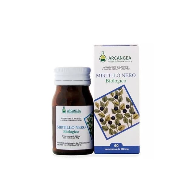 Myrtille 500 mg Noire Biologique – 60 comprimés | Arcangea