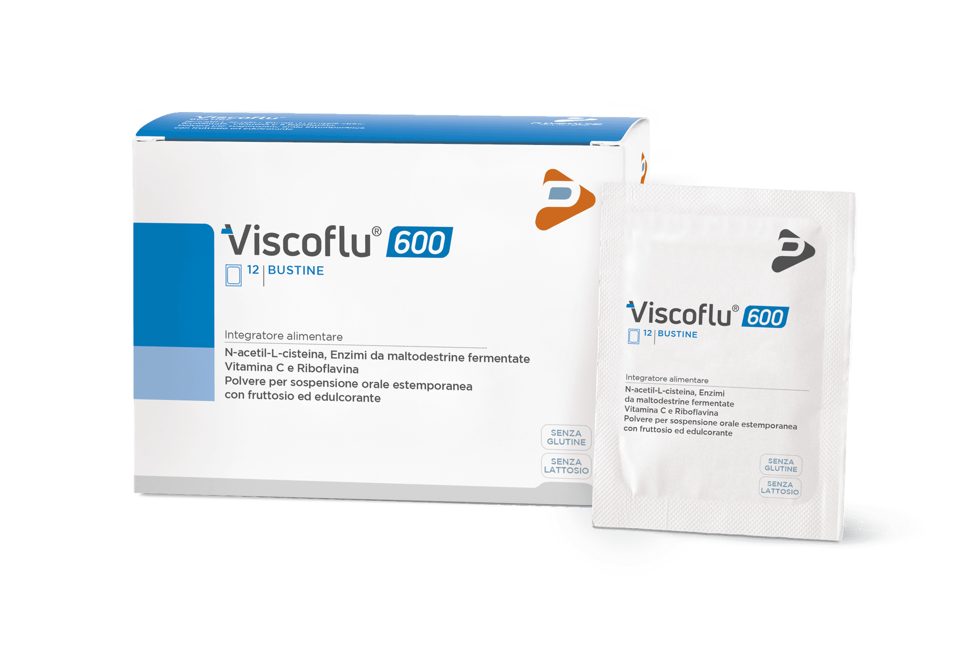 Viscoflu 600 – 12 Sachets, Poudre Soluble pour les Voies Respiratoires