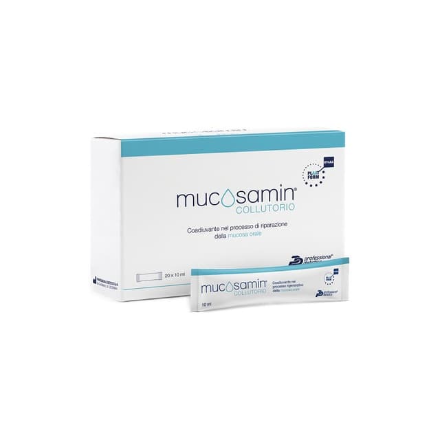 Mucosamin bain de bouche – 20 sachets monodose