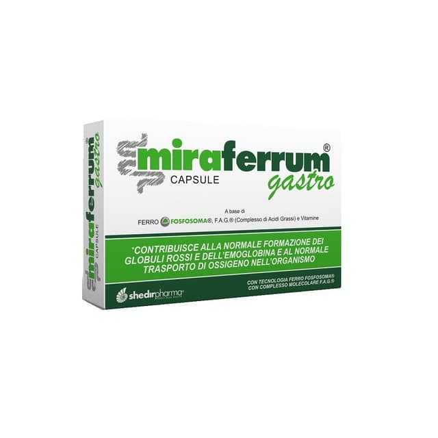 Miraferrum Gastro – 30 gélules avec fer
