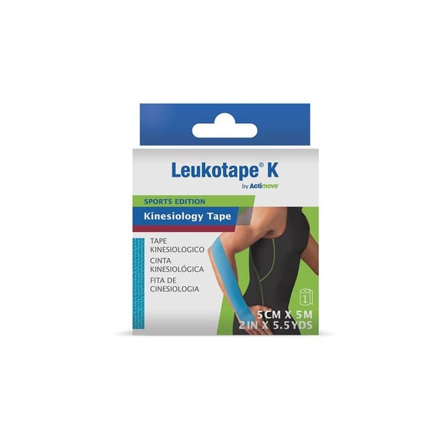 Leukotape K Sports Bleu – 5 cm x 5 m