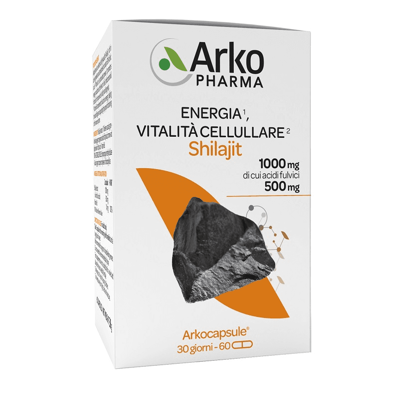 Arkocaps Shilajit Énergie – 60 gélules avec extrait de Mumijo