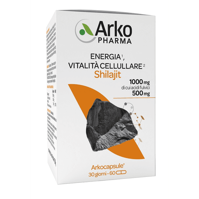 Arkocaps Shilajit Énergie – 60 gélules avec extrait de Mumijo