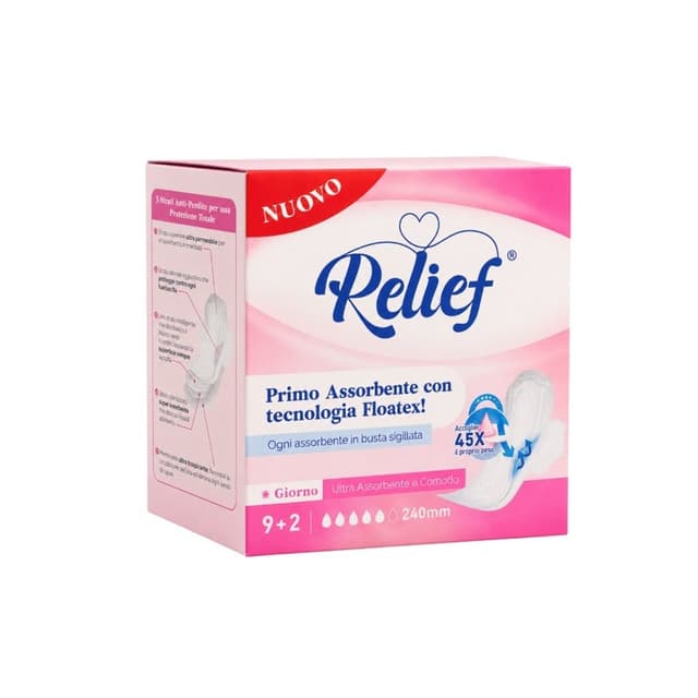 Relief Serviettes Hygiéniques Jour – 11 pièces