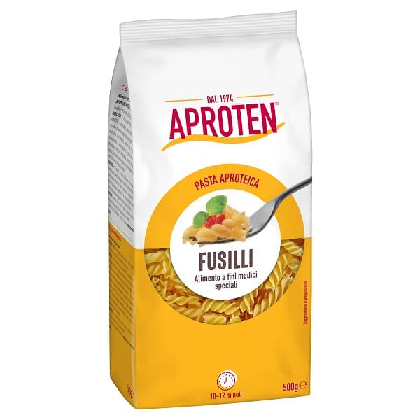 Aproten Fusilli 500 g – Pâtes Hypoprotéinées pour Régime Spécial