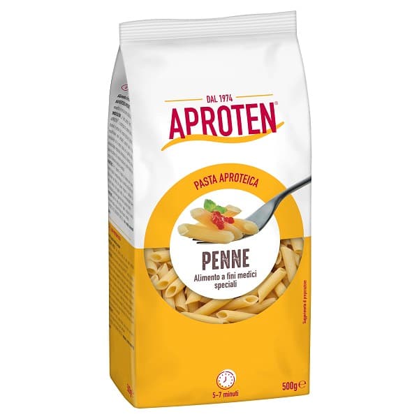 Aproten Penne – Pâtes à Faible Teneur en Protéines, 500 g