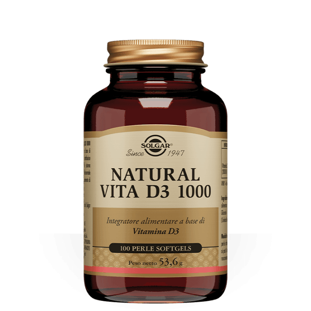 Vitamine D3 + Oméga-3 – 100 comprimés | Natural Vita D3 1000