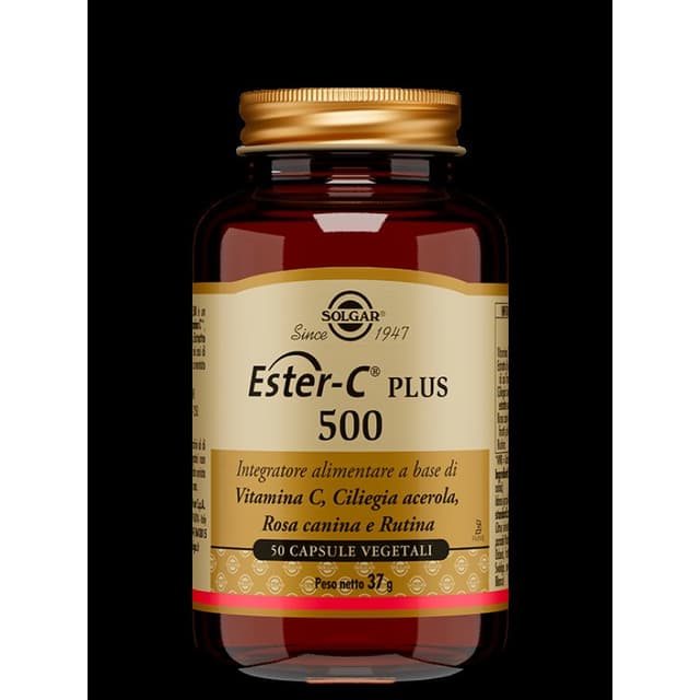 Vitamine C + Calcium – 50 gélules | Ester C Plus 500 Vegan