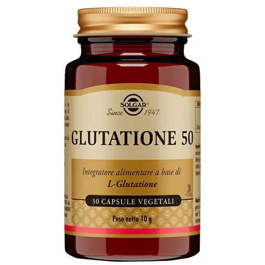 Glutathion Solgar – 50 mg, 30 gélules végétales
