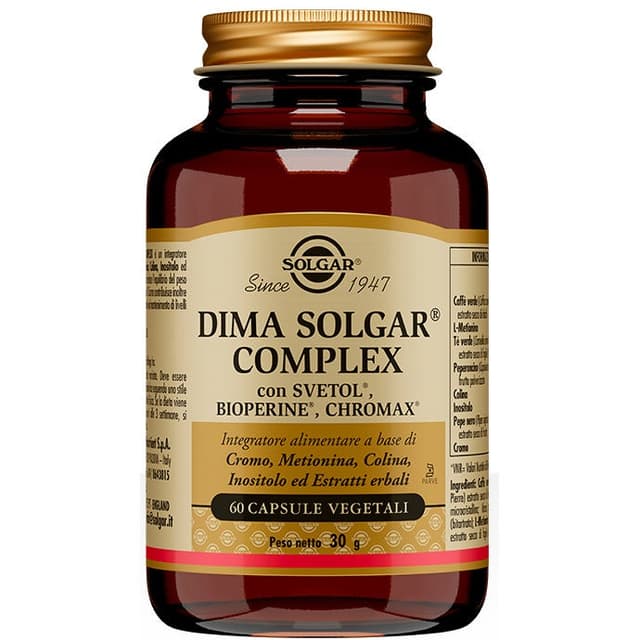 Choline + L-méthionine – 60 gélules véganes | Dima Solgar Complex
