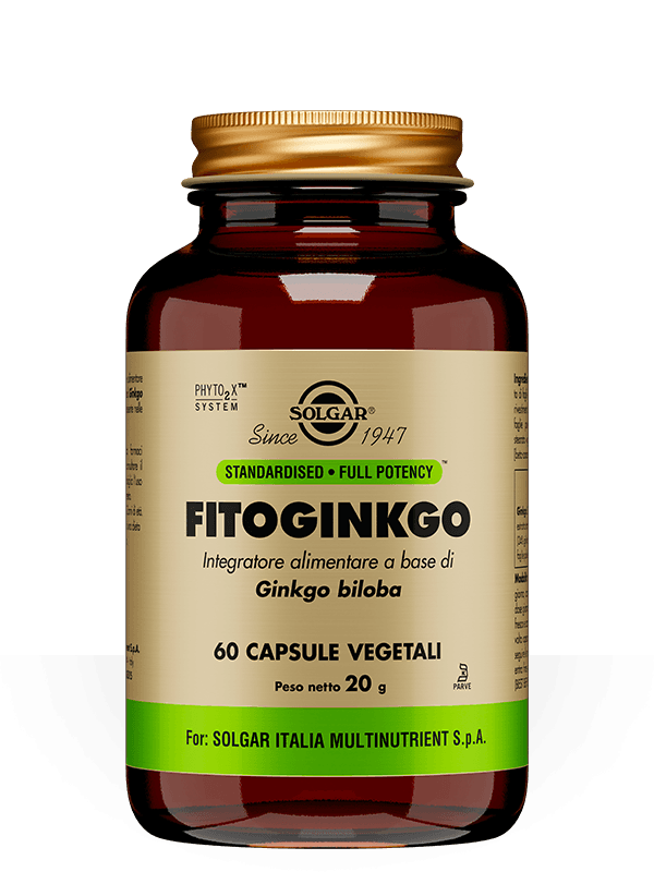 Fitoginkgo Solgar – 60 gélules végétales