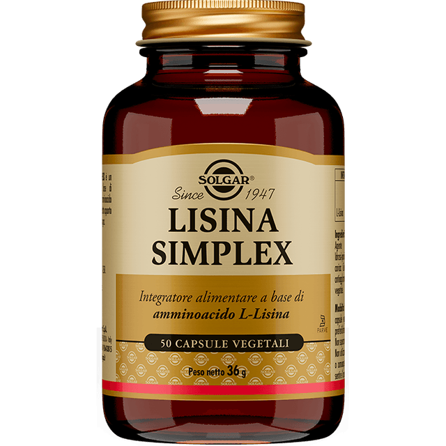 Solgar Lysine – 50 gélules végétales
