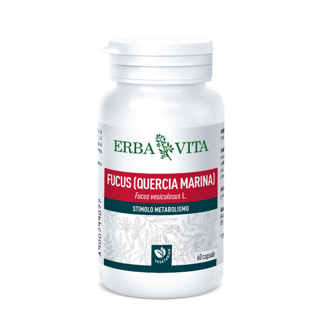 Iode – 60 gélules de 500 mg | Erba Vita Fucus