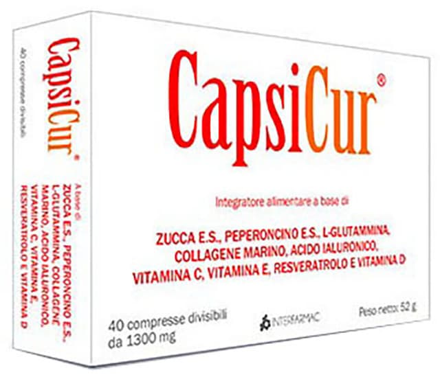 Courge + Capsicum + L-glutamine – 40 comprimés | CAPSICUR