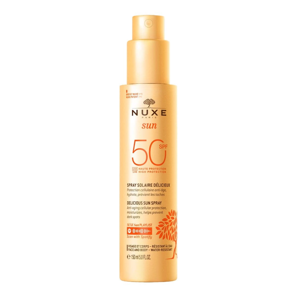 NUXE SUN Spray Solaire SPF 50 – Flacon