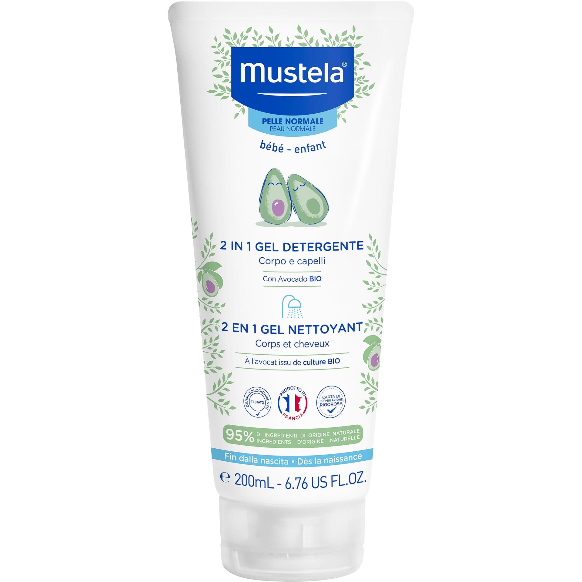 Mustela Gel Lavant et Hydratant 2in1 – 200 ml