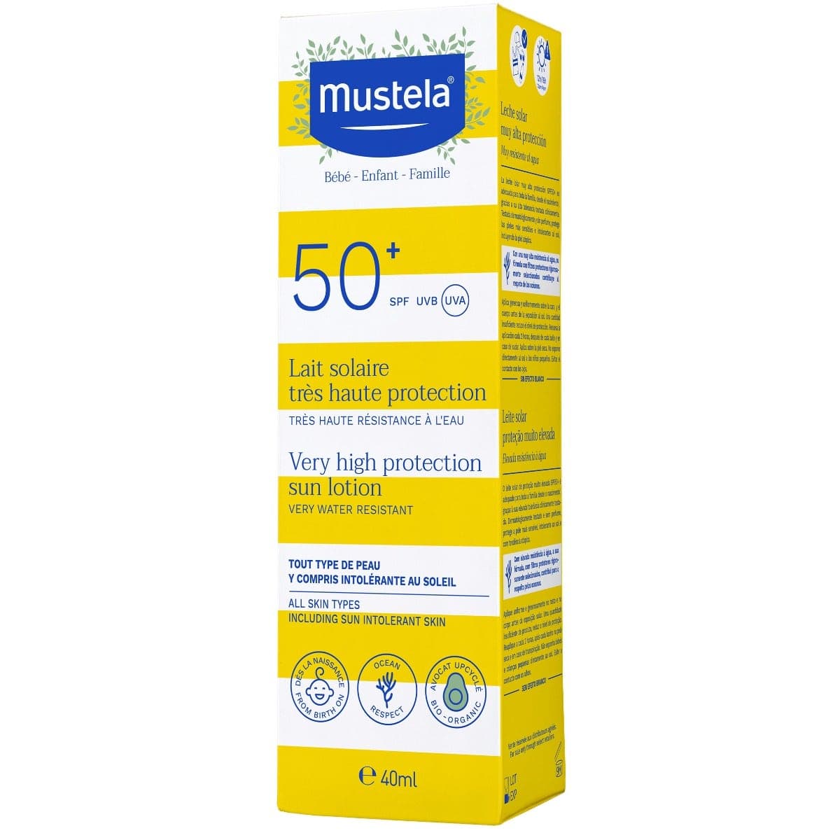 Mustela Lait Solaire – 40 ml