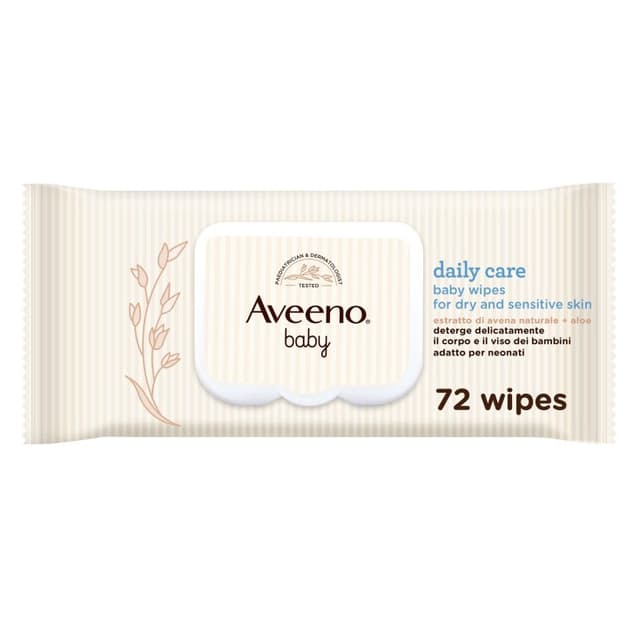 AVEENO Baby Lingettes – 72 pièces