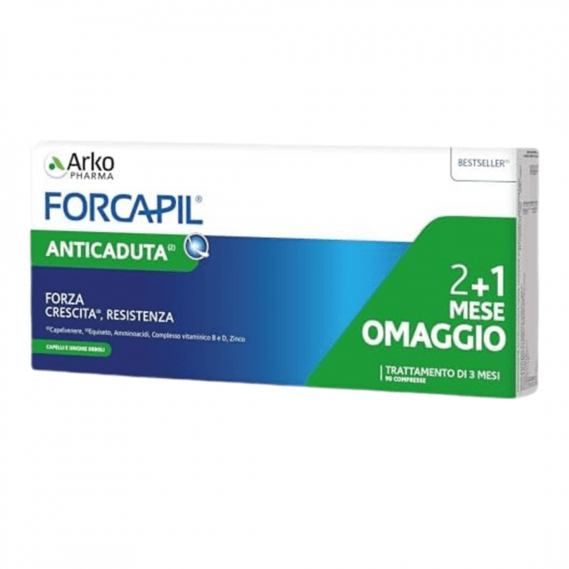 L-méthionine 100 mg + Zinc – 3 flacons | Forcapil Pack Anticaduta