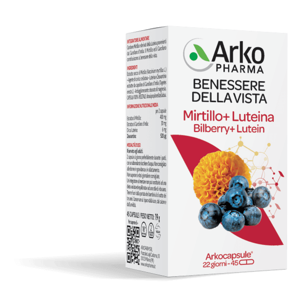 Arkocapsule Myrtille + Lutéine – 45 gélules